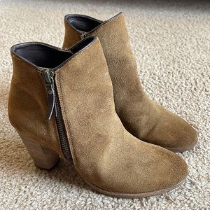 Cole Haan leather suede booties